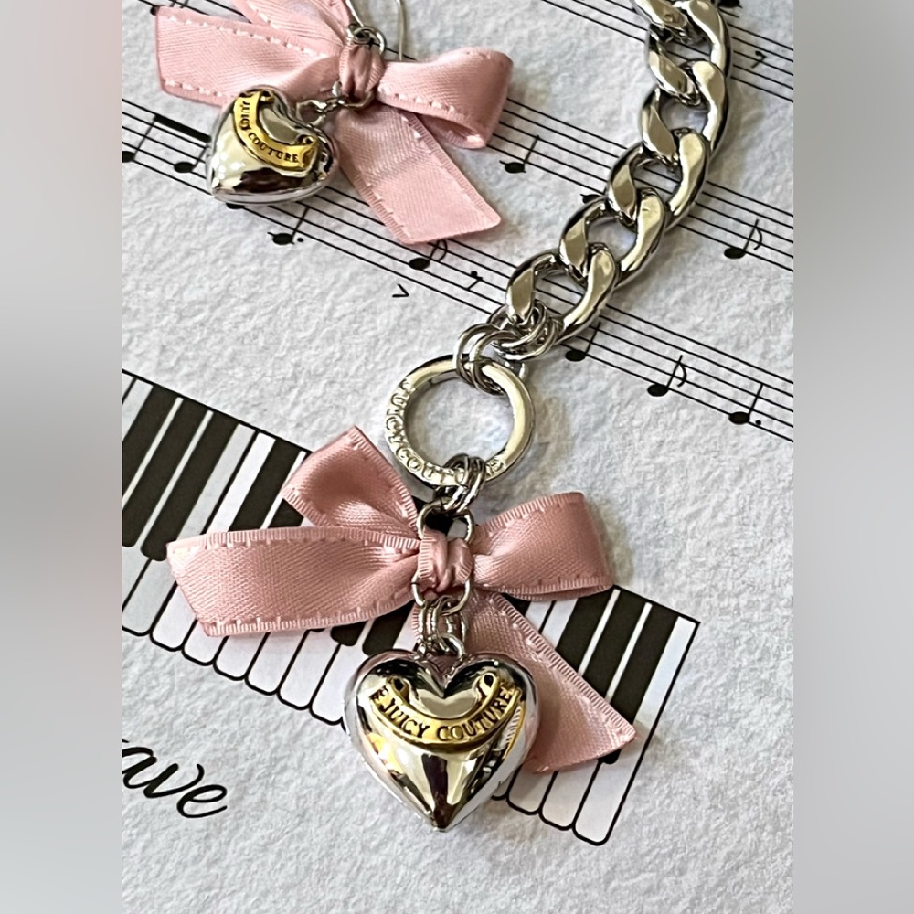 Like NEW!! Bracelet and Earring Y2K OOAK Set Juicy Couture - Picture 5 of 6